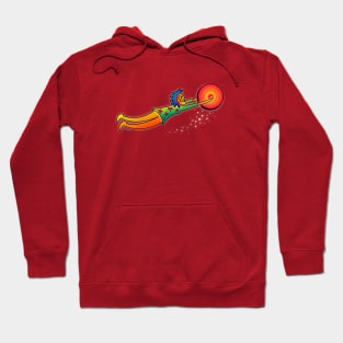 catch a red moon sacred drum... shaman Hoodie